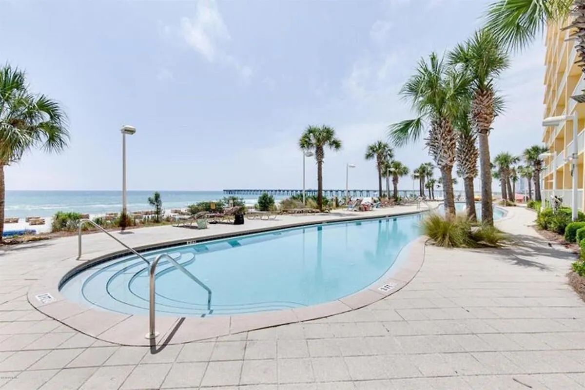 Apartment Calypso 202E Paradise At Calypso 4 Chairs Daily Gulf Front Panama City Beach